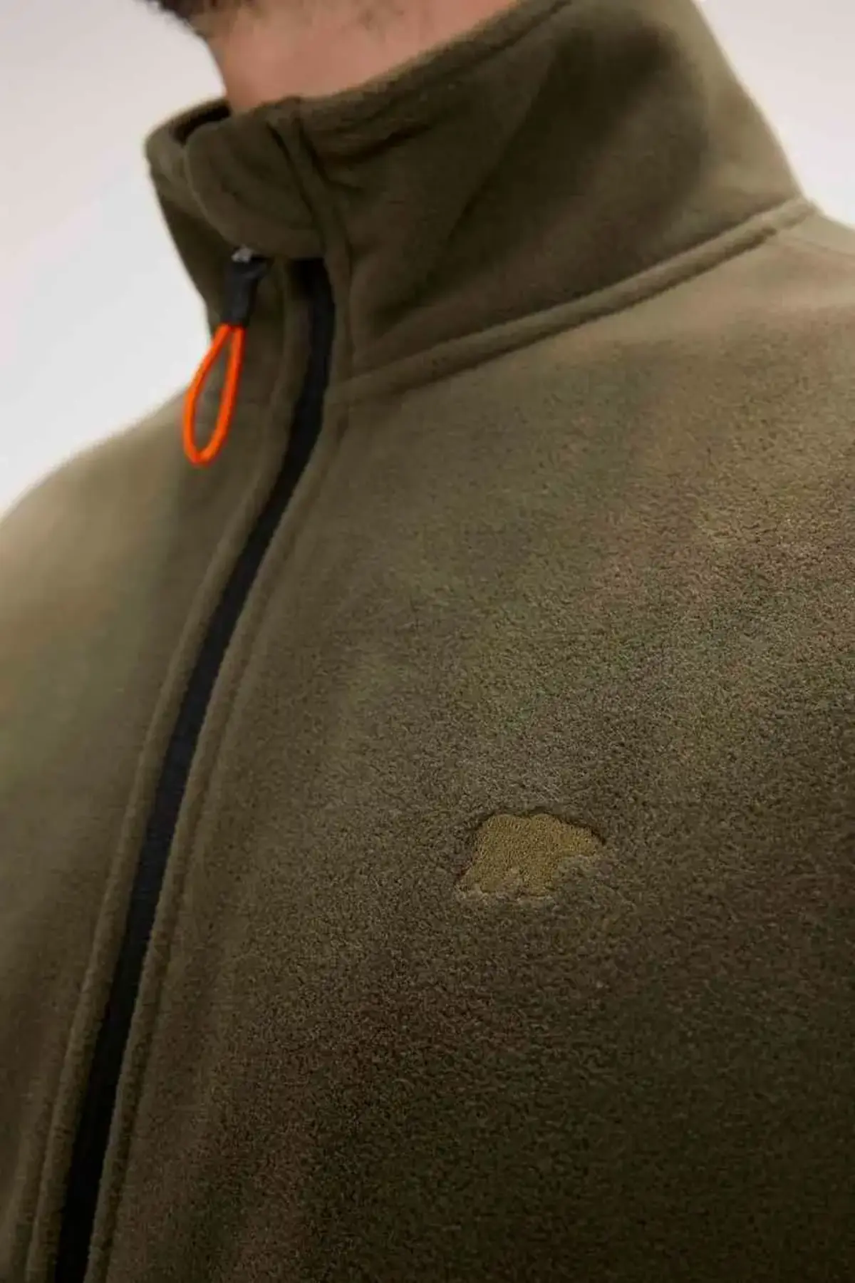 BAD BEAR BOWIE FULL-ZIP POLAR JACKET Erkek Haki Fermuarlı Ceket