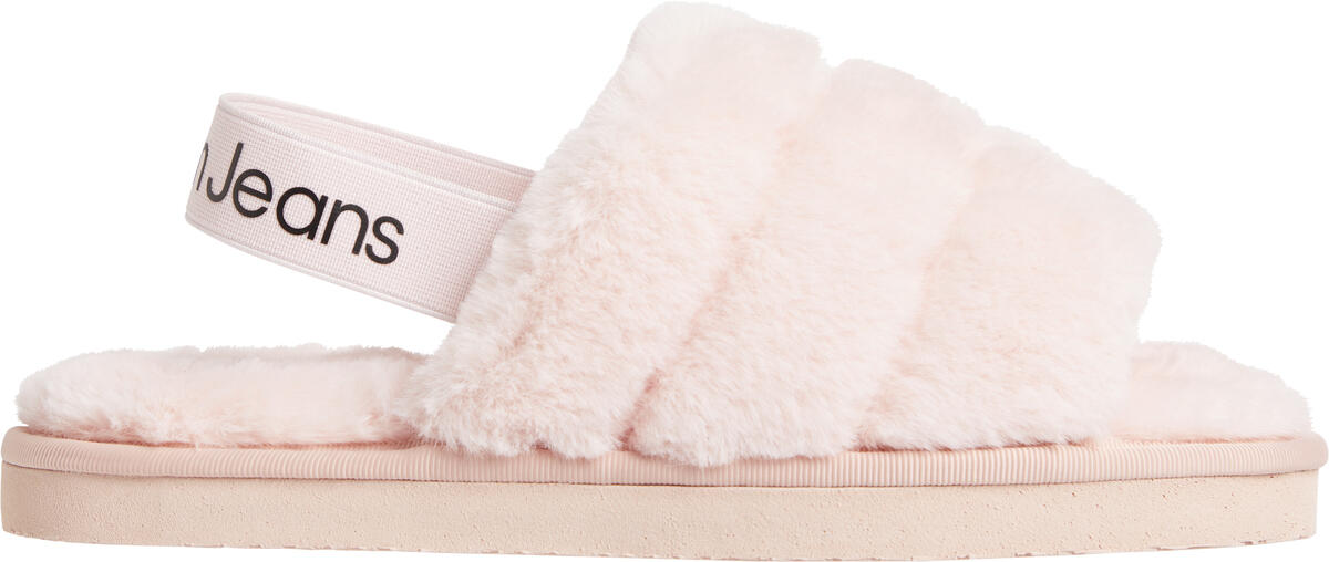 Calvin Klein HOME SLIPPER FAKEFUR Kadın Pembe Terlik