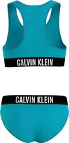 Calvin Klein BRALETTE BIKINI SET Kadın Mavi Bikini Takımı