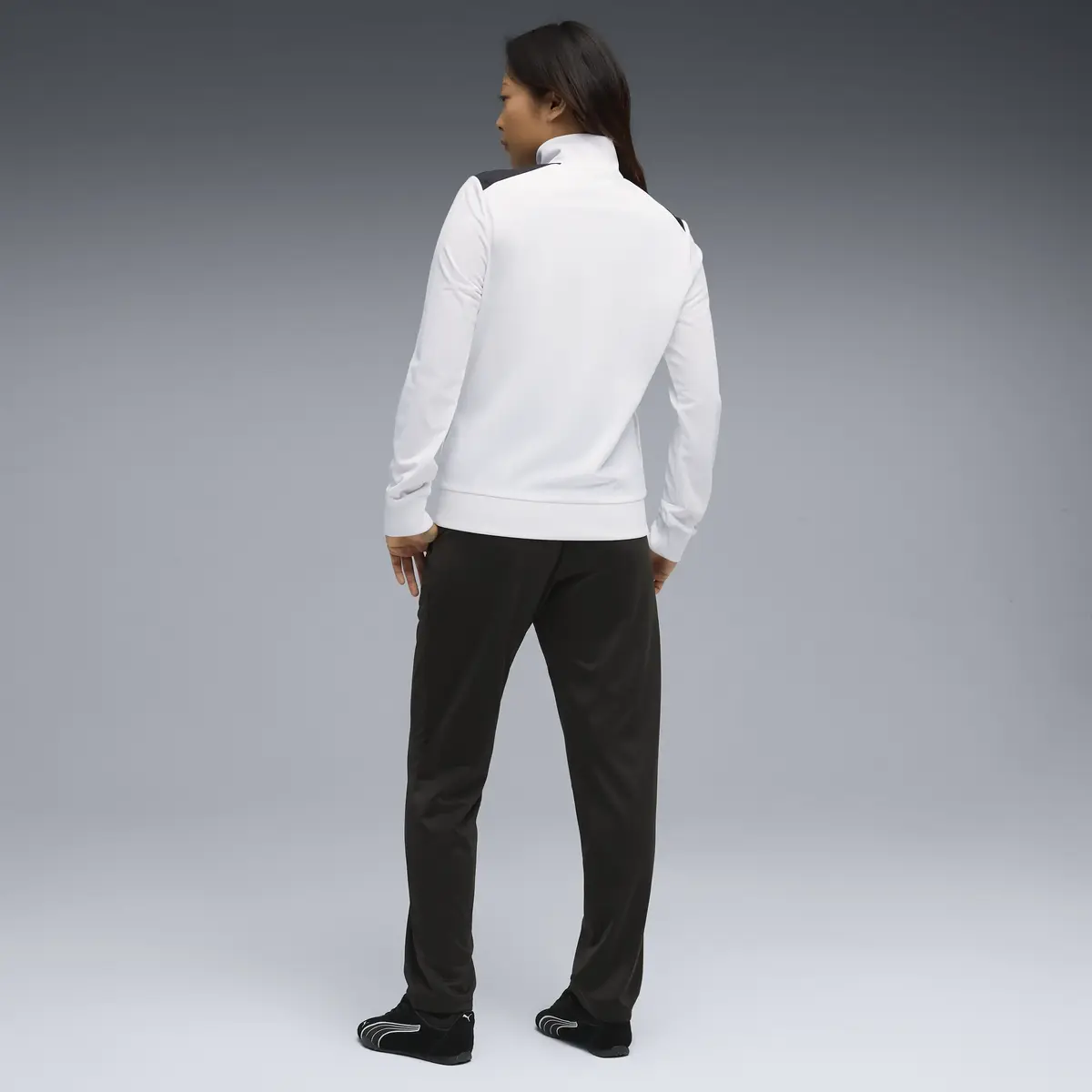 Puma Poly Suit Beyaz Kadın Ceket Fermuarlı Üst