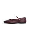 Tommy Hilfiger SMOOTH LEATHER MARYJ, H04 Bordo Kadın Babet