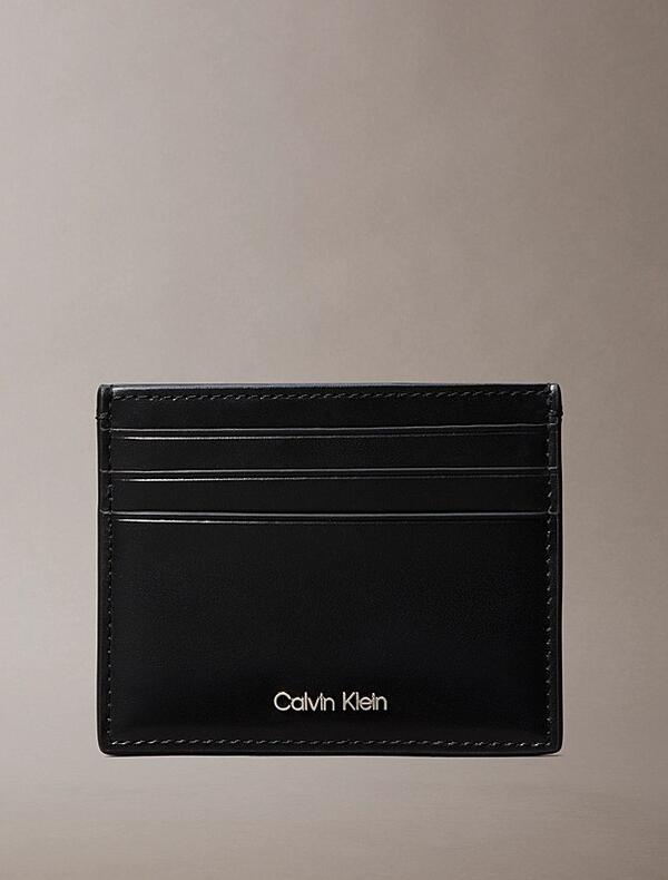 Calvin Klein RAISED CARDHOLDER Logolu Deri RFID Kart Tutucu