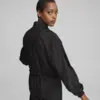 Puma Dare To Woven Cropped Track Jacket Siyah Kadın Fermuarlı Sweatshirt