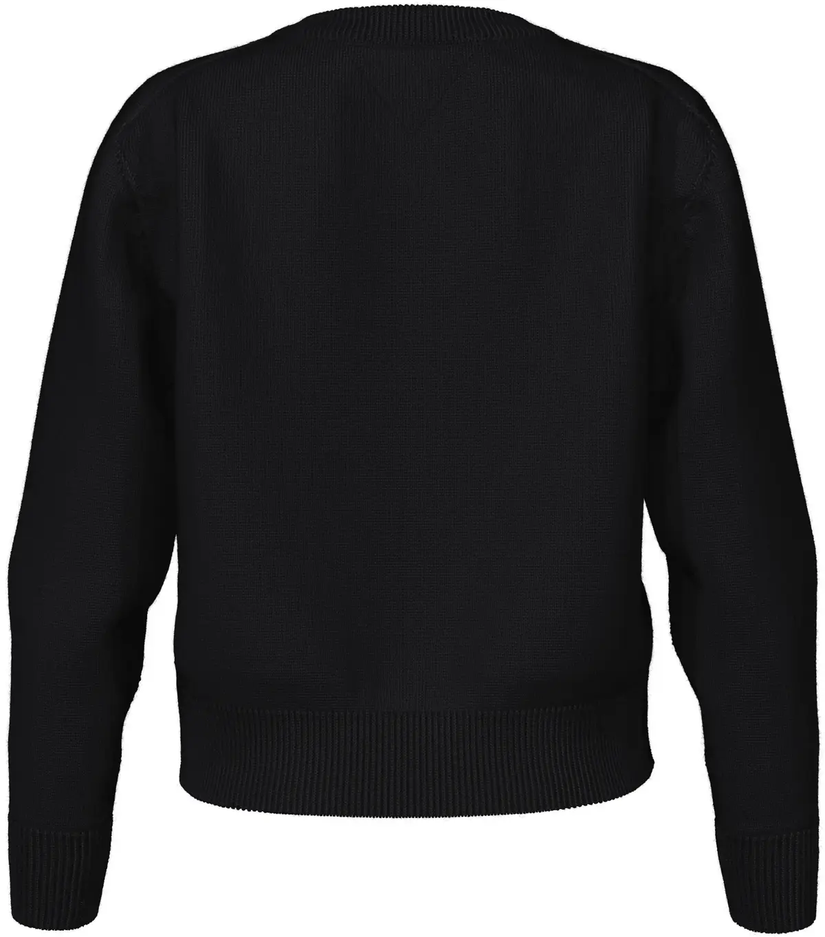 Tommy Hilfiger TJW CREW NECK CARDIG Kadın Siyah Kazak