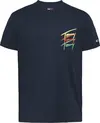 Tommy Hilfiger TJM REG TWISTED SIGN, C1G Lacivert Erkek T-Shirt & Polo
