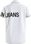Calvin Klein INTS HERO LOGO FITTE Erkek Beyaz Polo T-Shirt