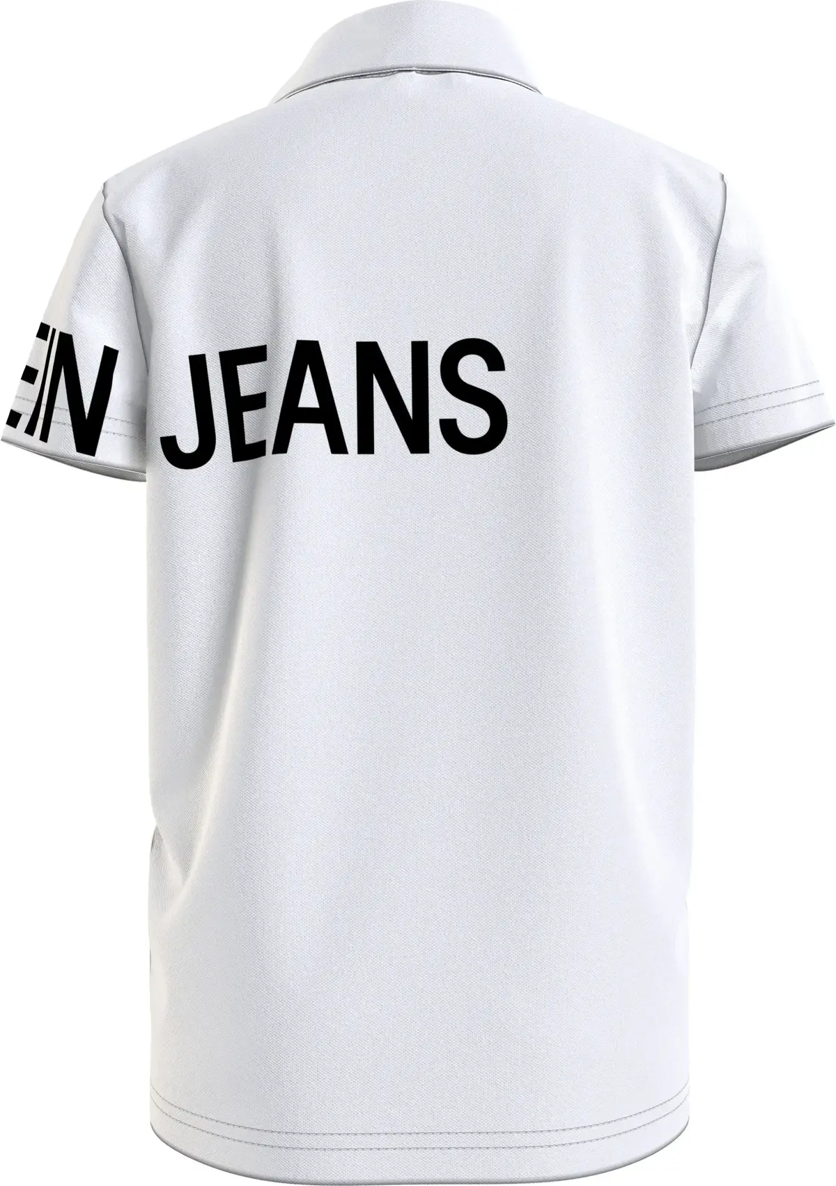 Calvin Klein INTS HERO LOGO FITTE Erkek Beyaz Polo T-Shirt