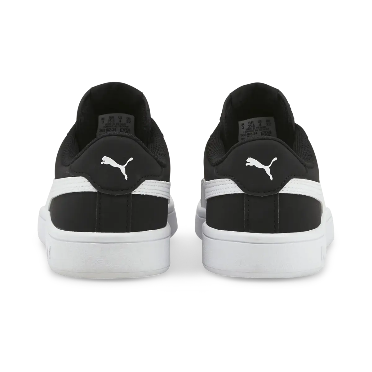 Puma Smash v2 Buck Jr Black-Wh Erkek Spor Ayakkabı & Sneaker