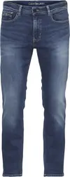 Calvin Klein Slim Straight Erkek Mavi Kot Pantolon