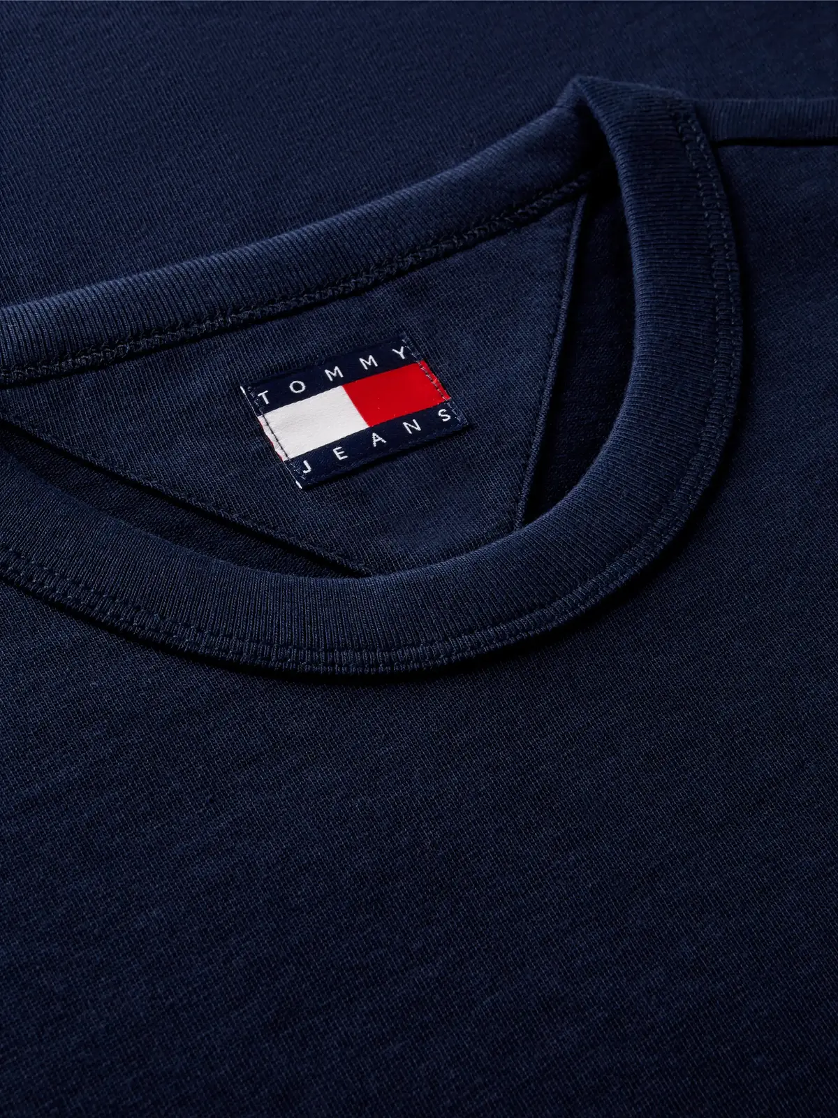 Tommy Hilfiger TJM REG BADGE TEE EX, C1G Lacivert Erkek T-Shirt & Polo
