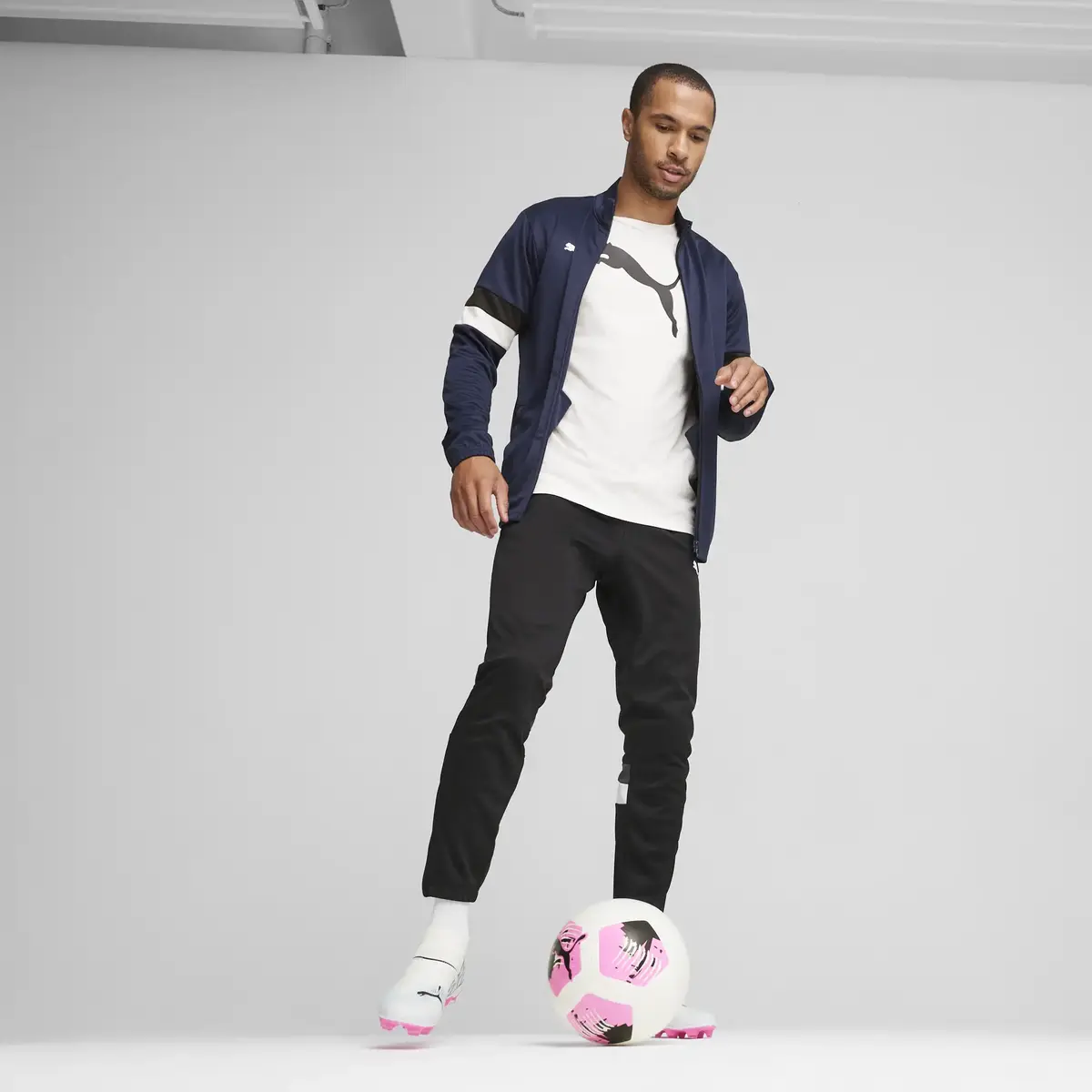 Puma teamRISE Tracksuit Lacivert Erkek Eşofman Takımı
