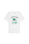 Puma GRAPHICS LE PUMA Tee Beyaz Erkek T-Shirt