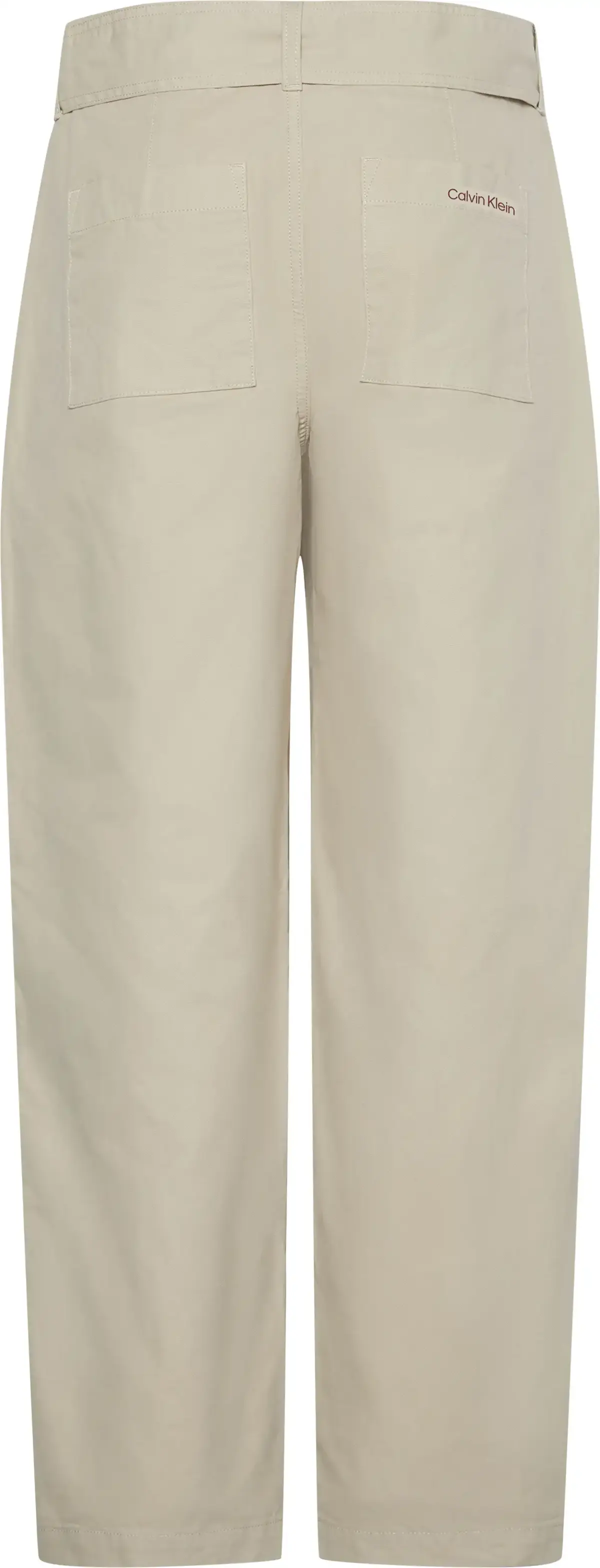 Calvin Klein COTTON SEAMED PANT Kadın Krem Kumaş Pantolon