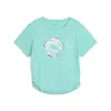 PUMA TROPICAL AOP TEE SHORT Mavi Kadın T-Shirt
