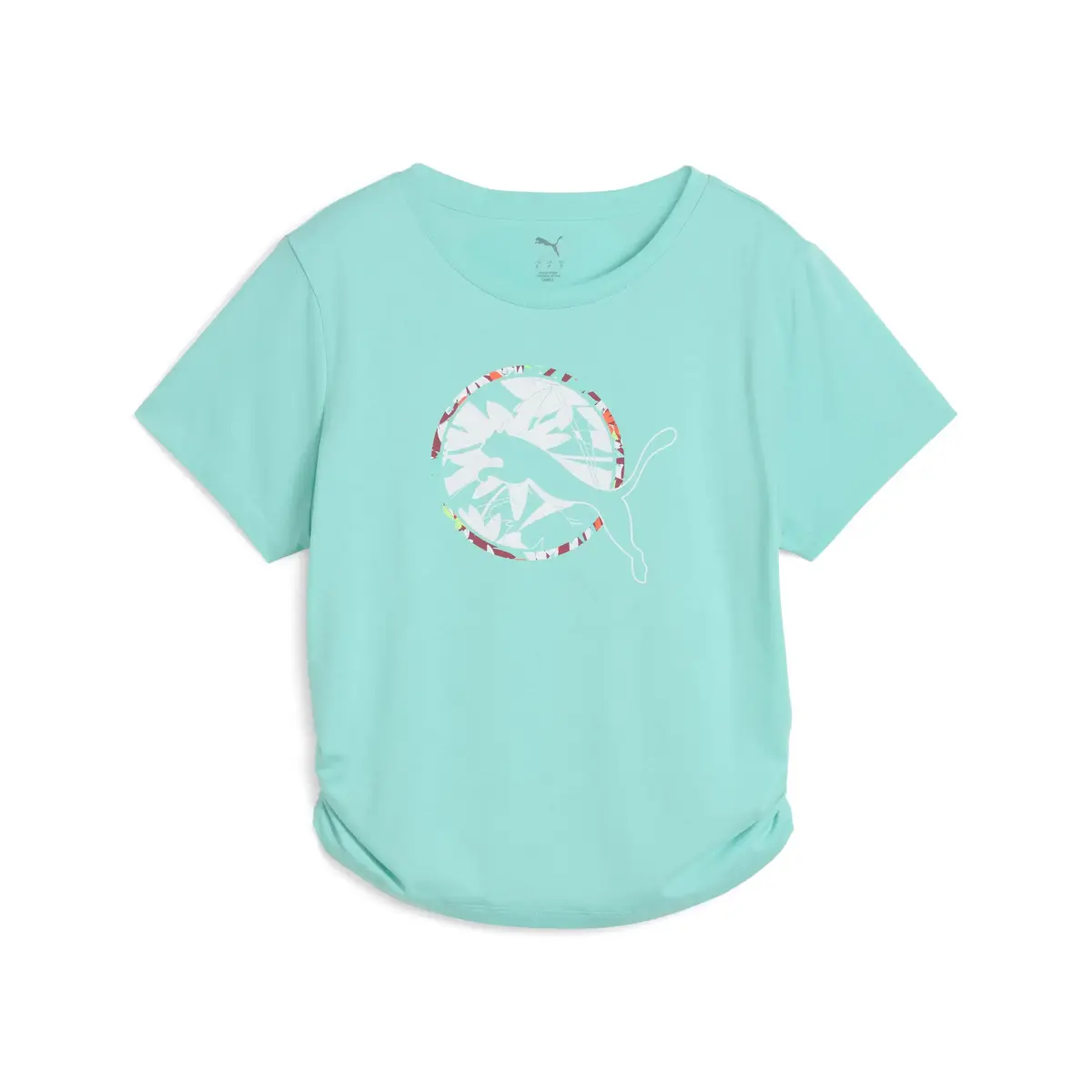 PUMA TROPICAL AOP TEE SHORT Mavi Kadın T-Shirt