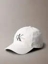 Calvin Klein MONO LOGO EMBRO CAP Beyaz Erkek Şapka Calvin Klein MONO LOGO EMBRO CAP Beyaz Erkek Şapka