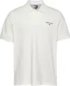 Tommy Hilfiger TJM REG LINEAR POLO, YBL Beyaz Erkek T-Shirt & Polo
