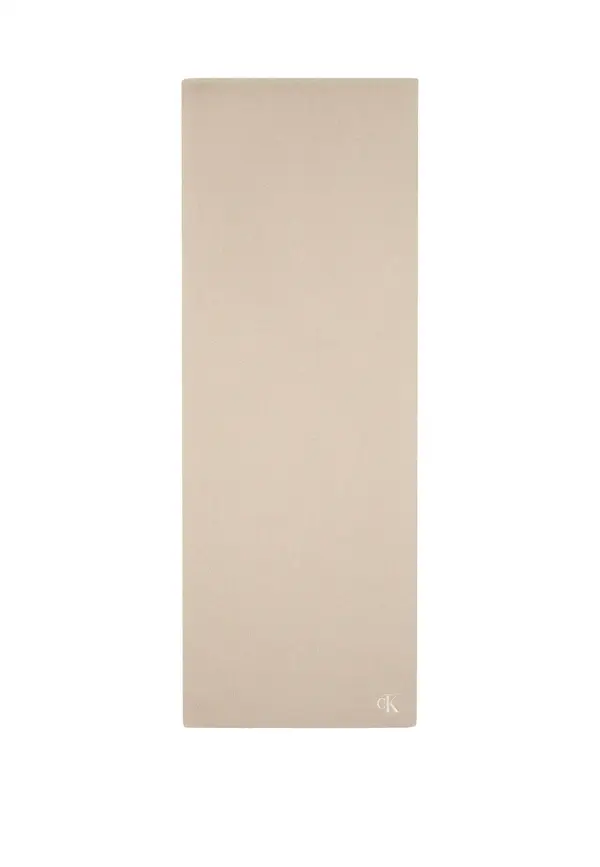 Calvin Klein CK FINE RIB SCARF, RMU Bej Kadın Atkı