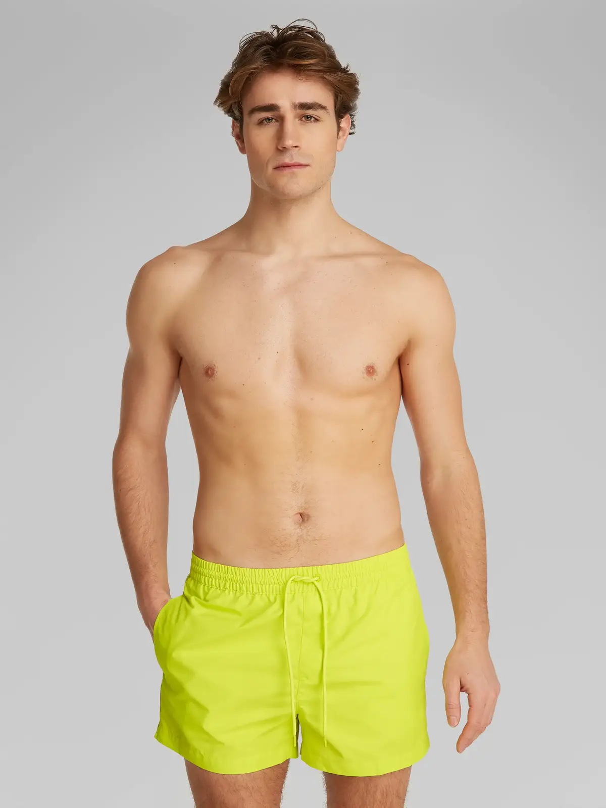 Calvin Klein SHORT DRAWSTRING, LRF Sarı Erkek Mayo