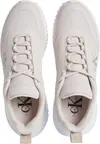 Calvin Klein EVA RUNNER LOW LACE, 0JY Krem Kadın Spor Ayakkabı & Sneaker