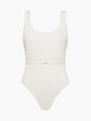 Calvin Klein ONE PIECE-RP Kadın Krem Mayo