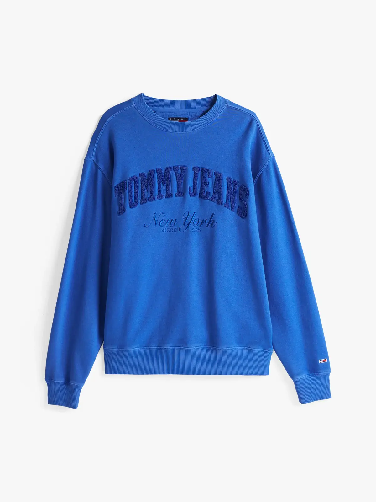Tommy Hilfiger TJM RLX VINTAGE VARS Erkek Mavi Sweatshirt