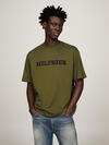 Tommy Hilfiger MONOTYPE EMBRO ARCHI Erkek Yeşil T-Shirt