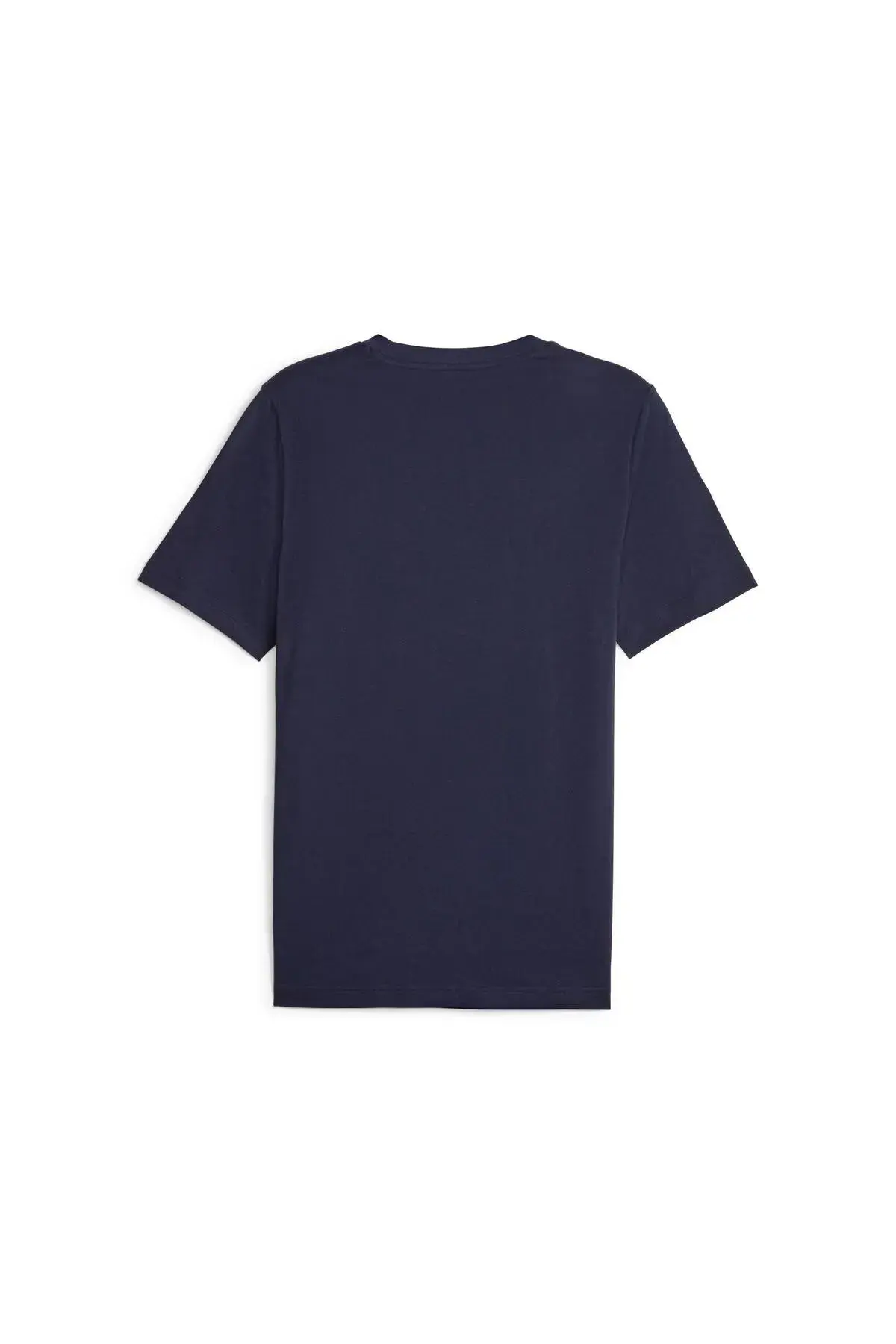 Puma ESS ELEVATED Embroidered Tee Lacivert Erkek T-Shirt