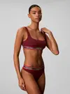 Calvin Klein UNLINED BRALETTE Bordo Sporcu Sütyeni Bra