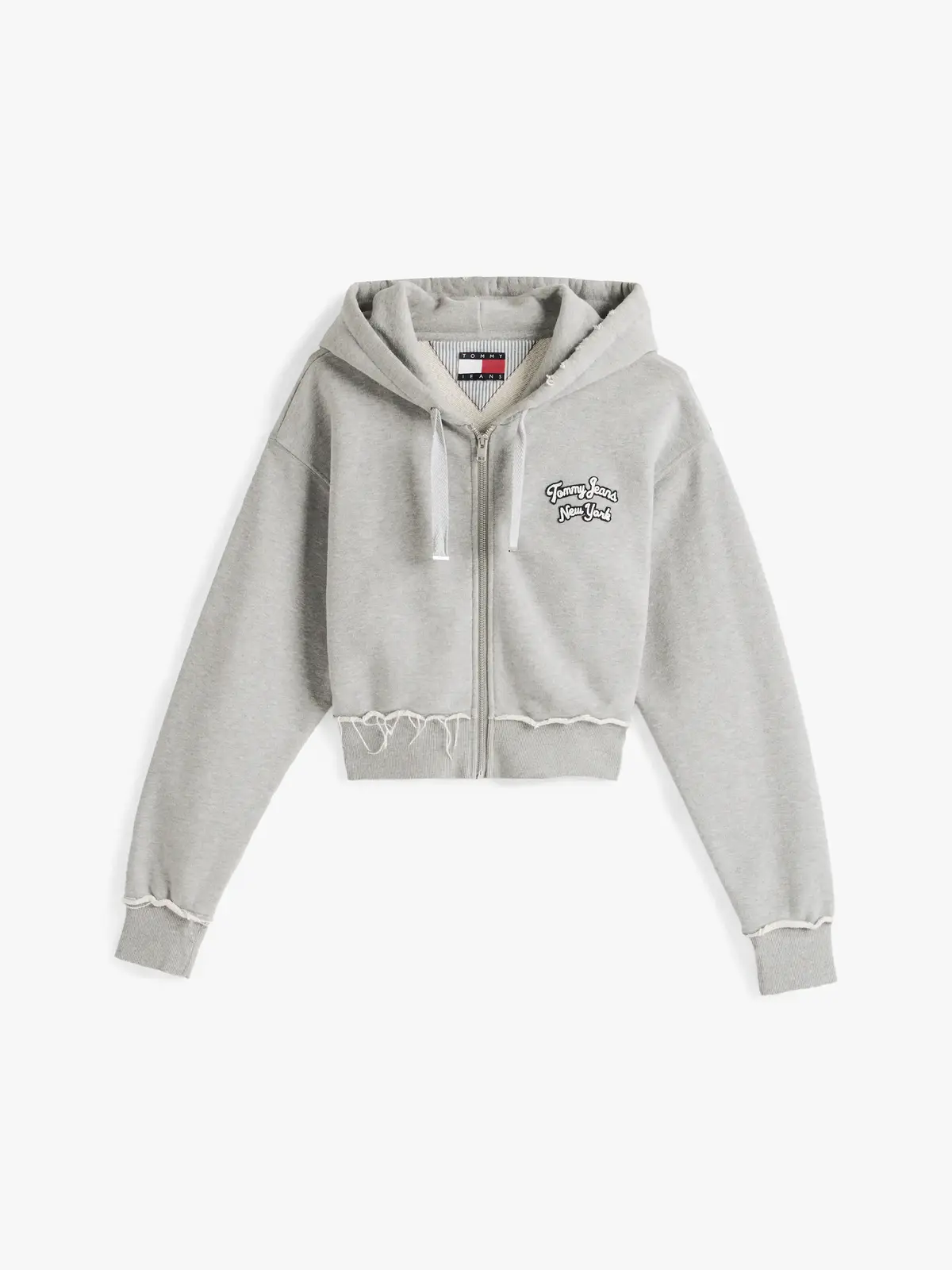 Tommy Hilfiger TJCW PREP VARSITY ZI Kadın Gri Fermuarlı Ceket