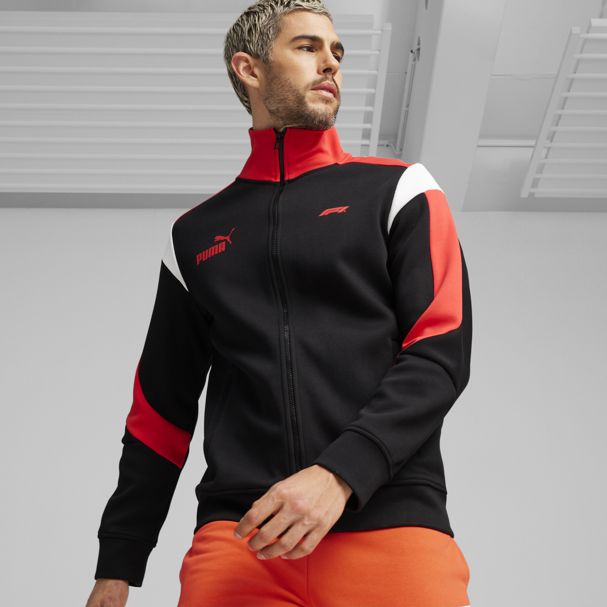 Puma F1 MT7+ Track Jacket Siyah Erkek Fermuarlı Ceket