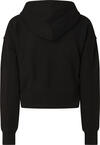 Calvin Klein RIB MIX TAB HOODIE Kadın Siyah Hoodie