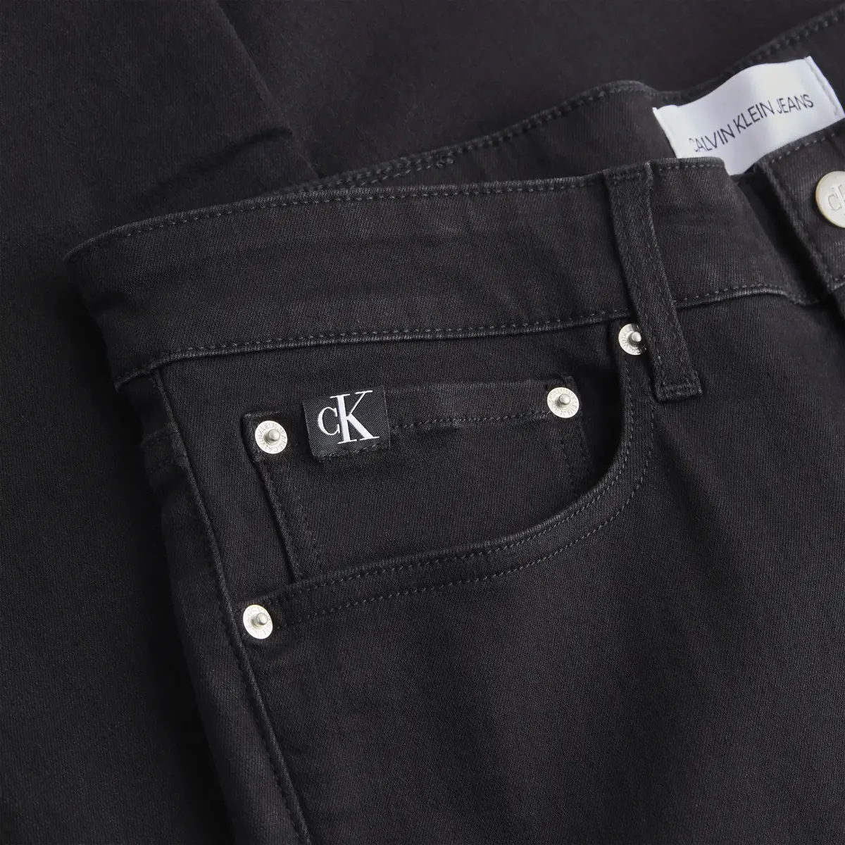 Calvin Klein SUPER SKINNY Erkek Antrasit Kot Pantolon