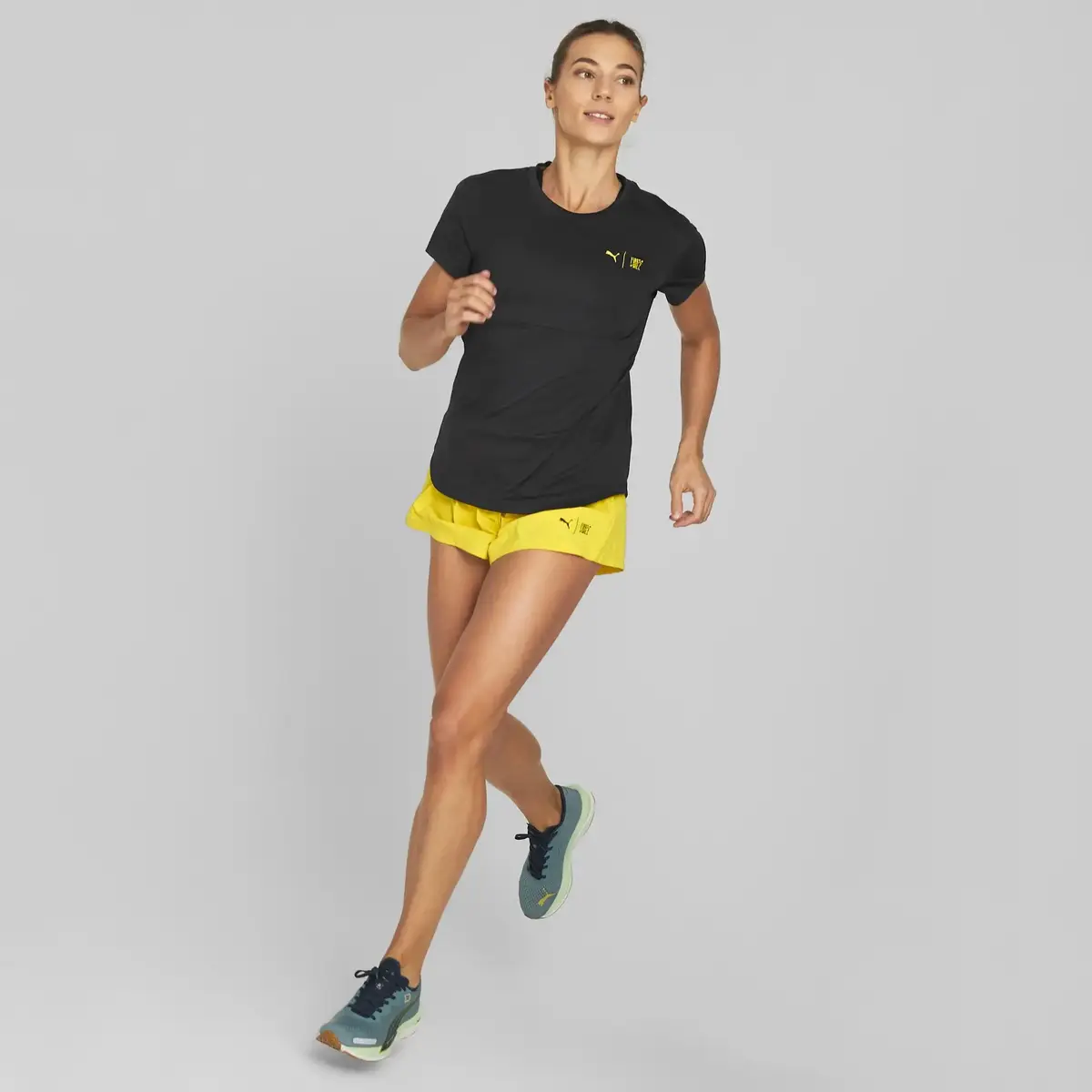 Puma W First Mile Commercial Siyah Kadın T-Shirt