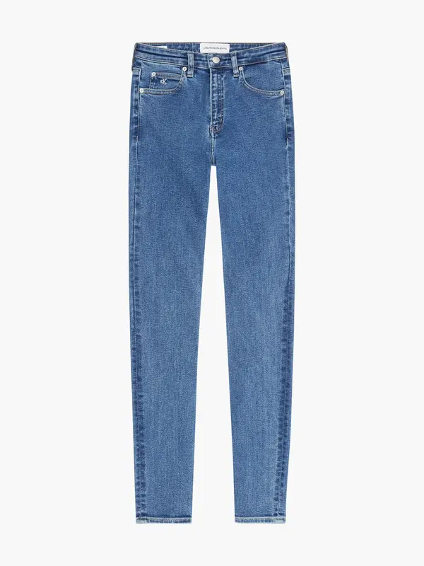 Calvin Klein HIGH RISE SKINNY Kadın Mavi Kot Pantolon