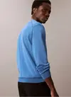 Calvin Klein LS SUPIMA COTTON CREWNK SWEATER Mavi Erkek Kazak