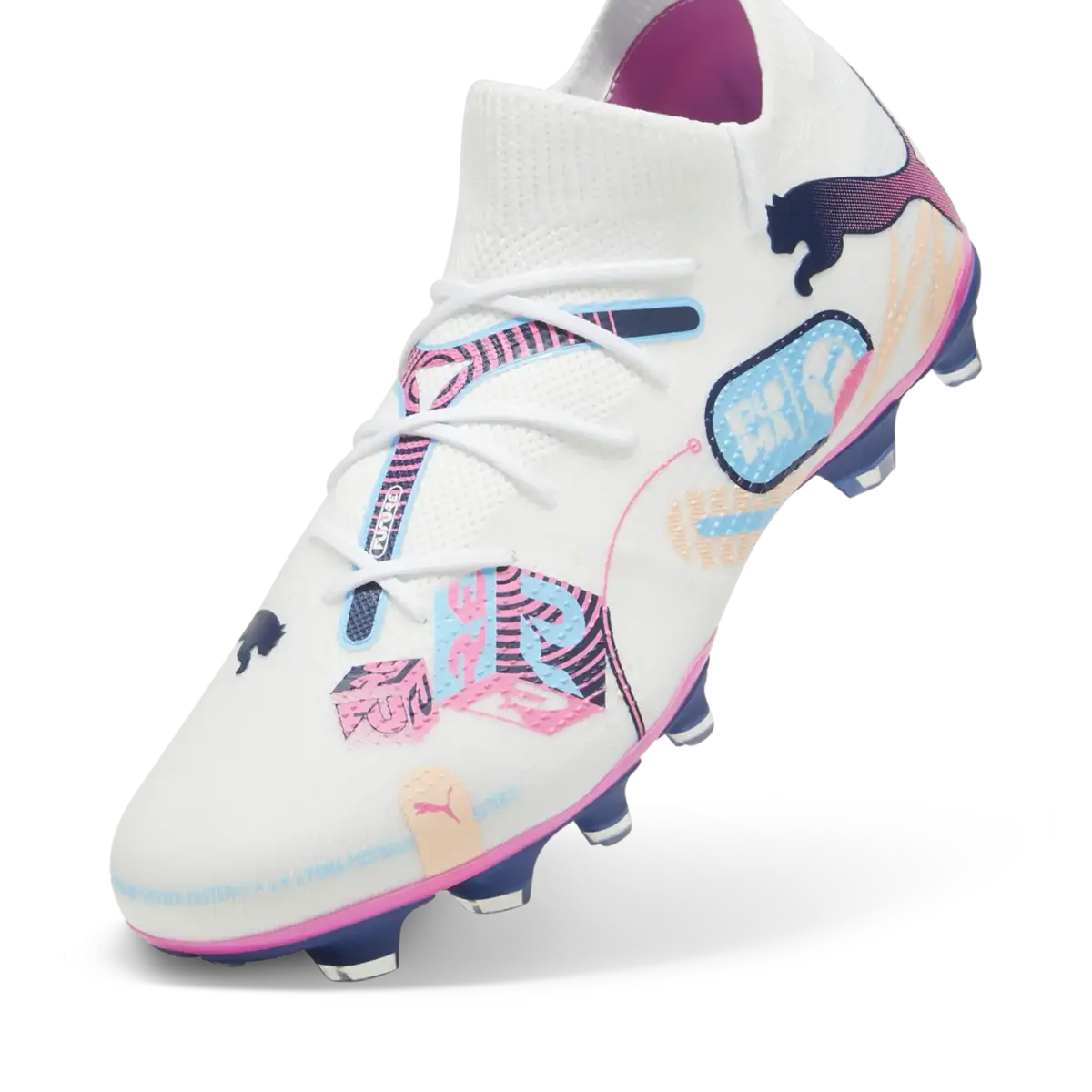 Puma FUTURE 7 MATCH VOL. UP FG/AG Beyaz Unisex Krampon