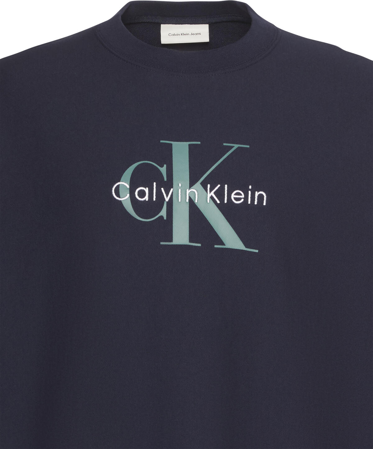 Calvin Klein LS EU 350TERRY MONOLOGO CN SWTSH Mavi Erkek Sweatshirt Calvin Klein LS EU 350TERRY MONOLOGO CN SWTSH Mavi Erkek Sweatshirt