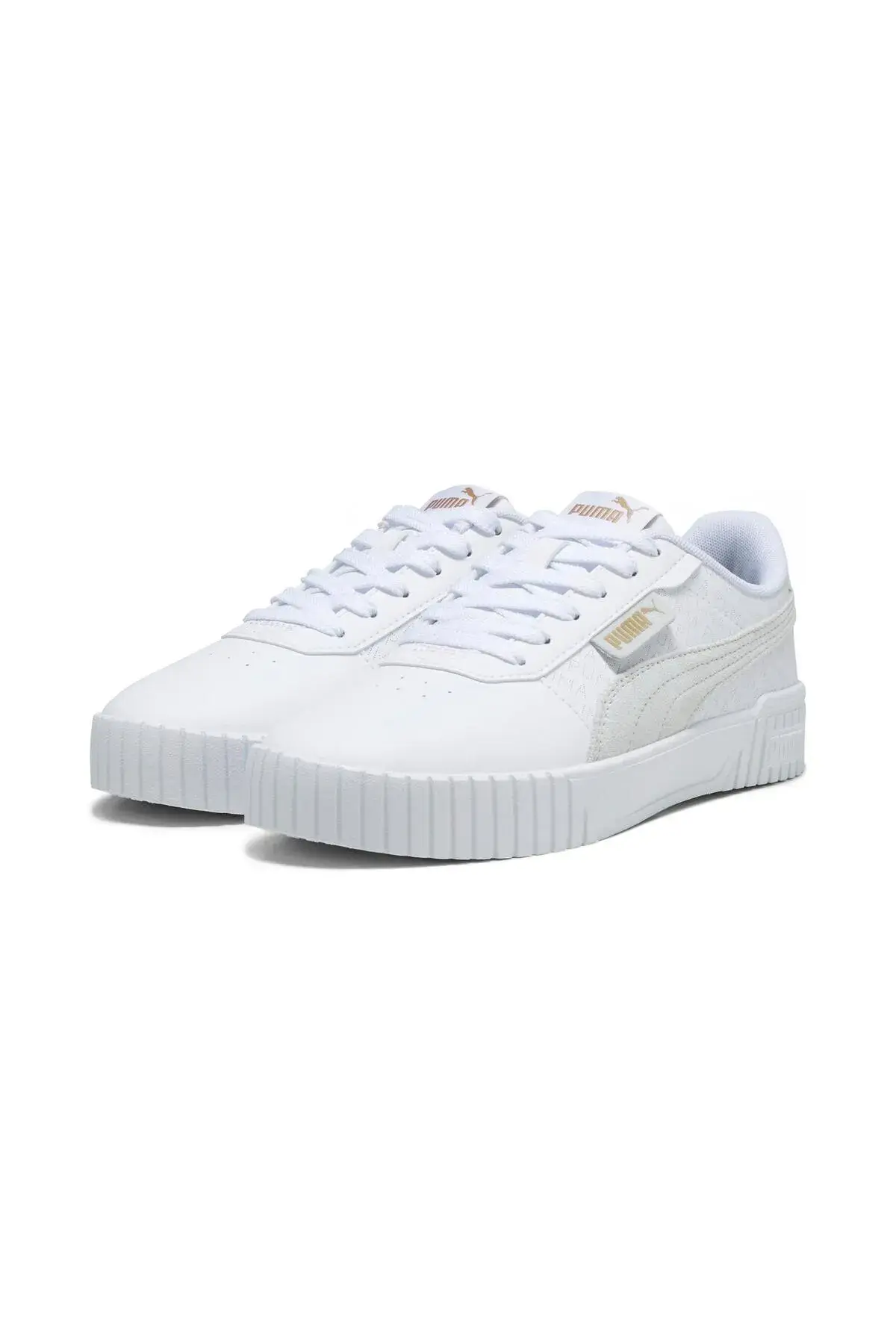 Puma Carina 2.0 Logobsession Beyaz Kadın Günlük Spor Ayakkabı
