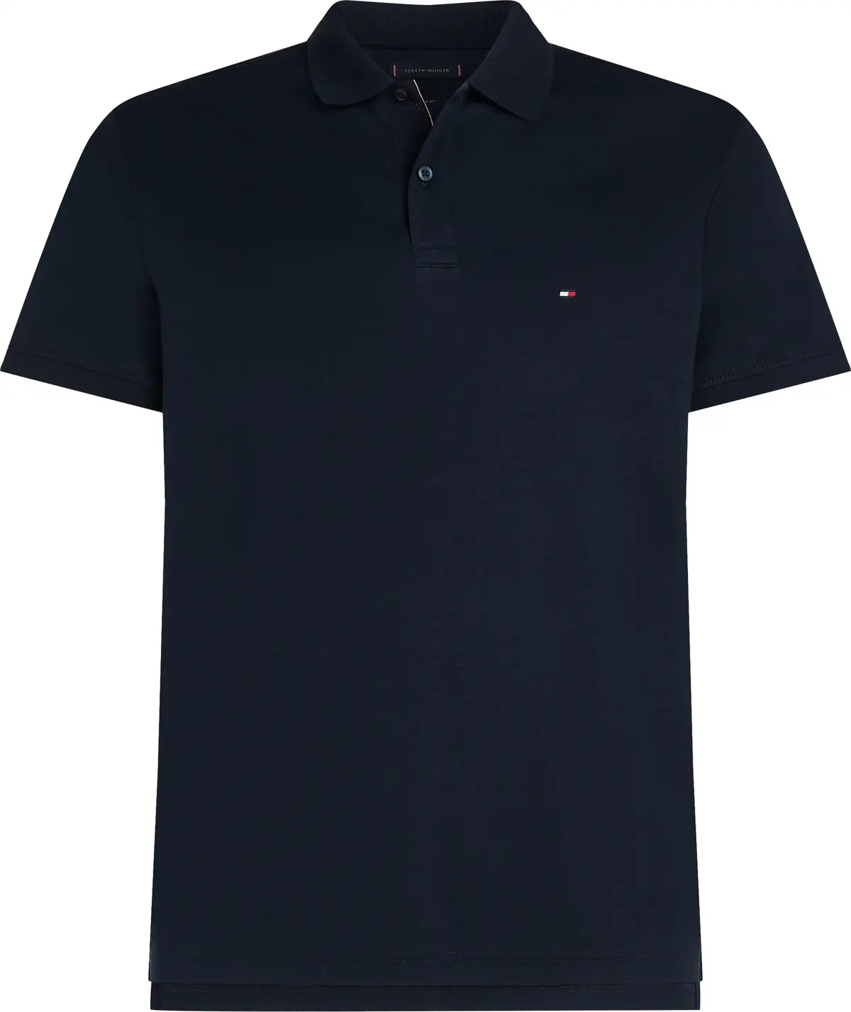 Tommy Hilfiger INTERLOCK PLACKET IN, DW5 Siyah Erkek T-Shirt & Polo