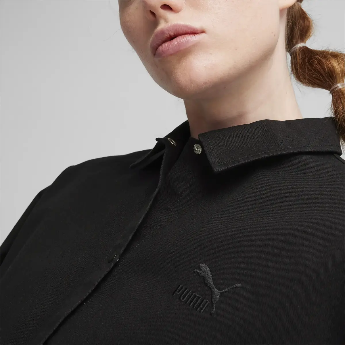 Puma Classics Shore Jacket Siyah Kadın Sweatshirt