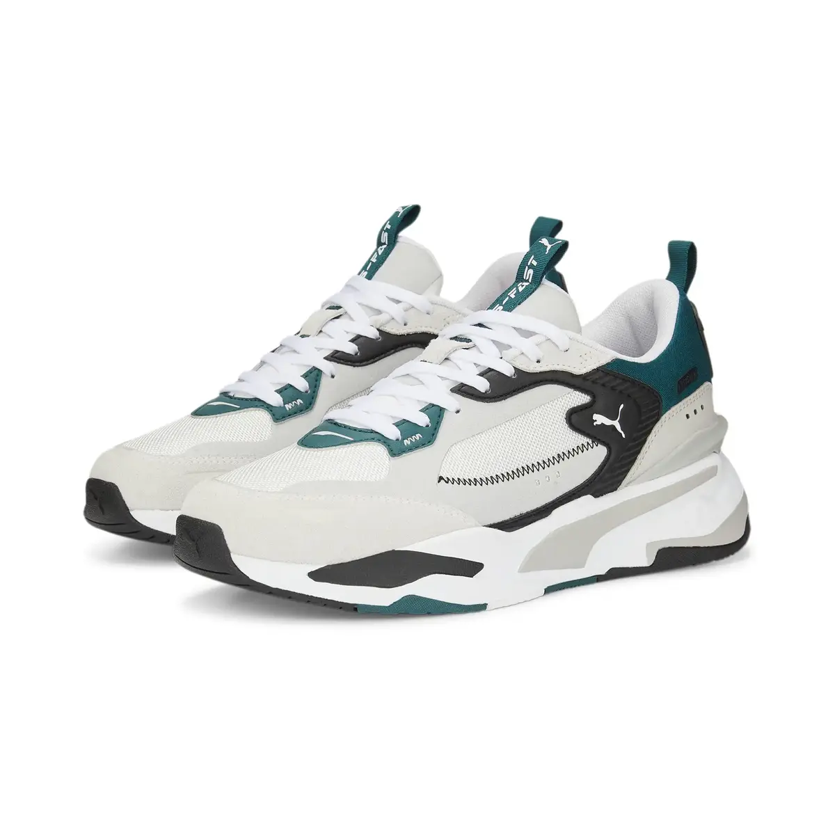 Puma RS-Fast Limiter Suede Beyaz Unşsex Günlük Spor Ayakkabı
