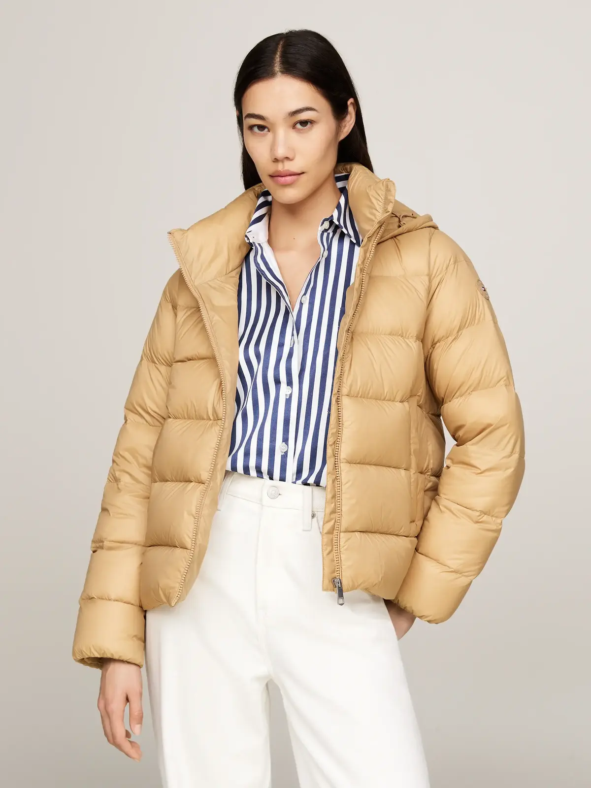 Tommy Hilfiger LW DOWN CASUAL JACKE Kadın Haki Mont