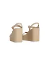 Calvin Klein WEDGE 70 SNDL WEBBIN Kahverengi Kadın Sandalet