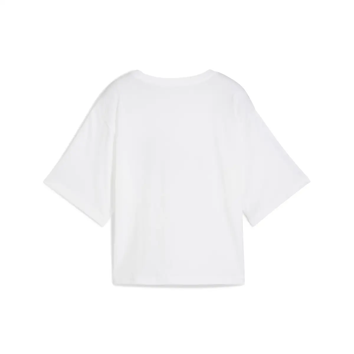 PUMA ESS Cropped No. 1 Logo Tee Beyaz Kadın Crop
