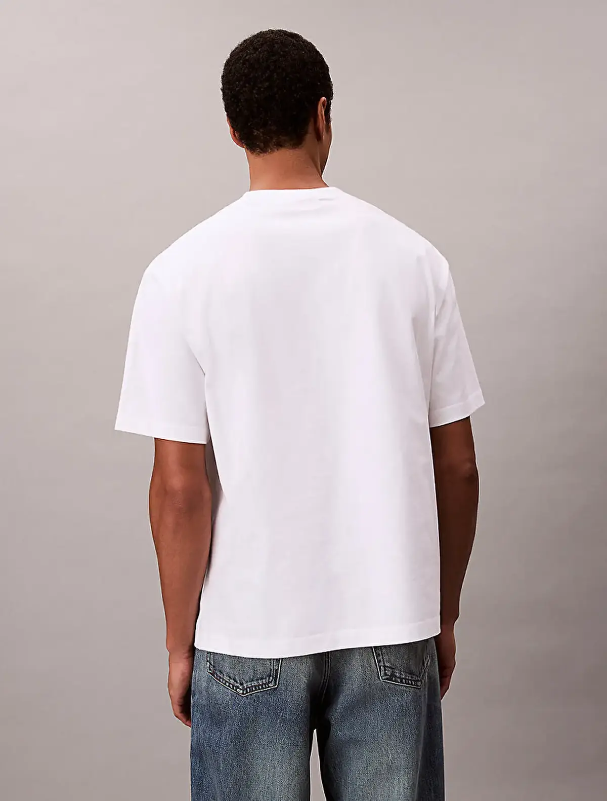 Calvin Klein SS 16S CALVIN KLEIN BAUHAUS GRAP Beyaz Erkek Tişört