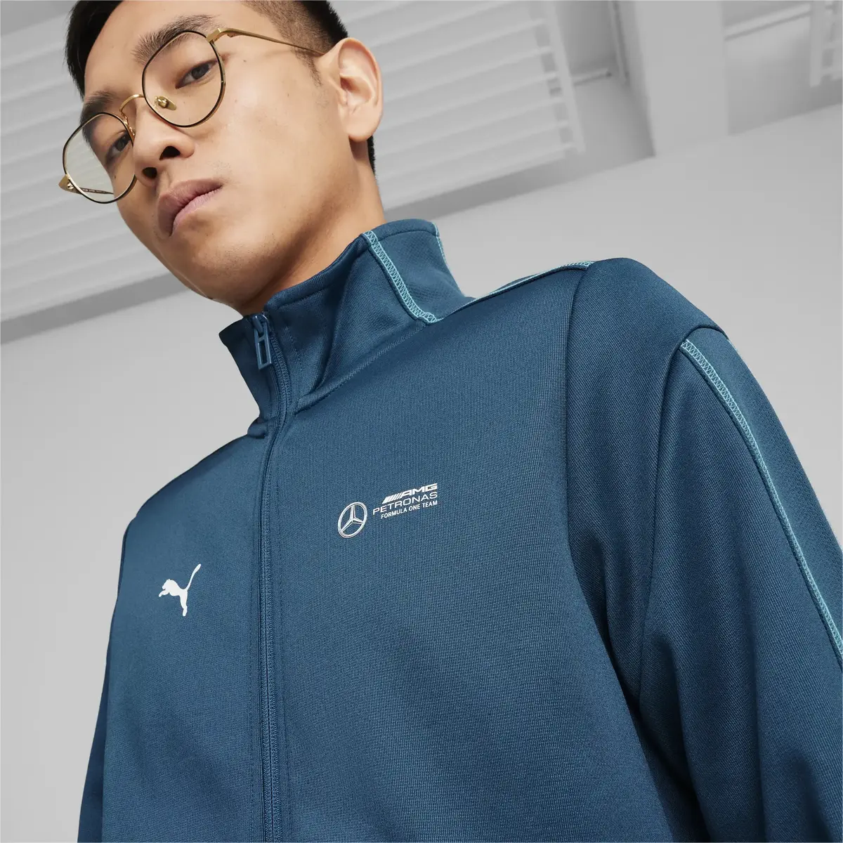 Puma MAPF1 MT7 Track Jacket Yeşil Erkek Sweatshirt
