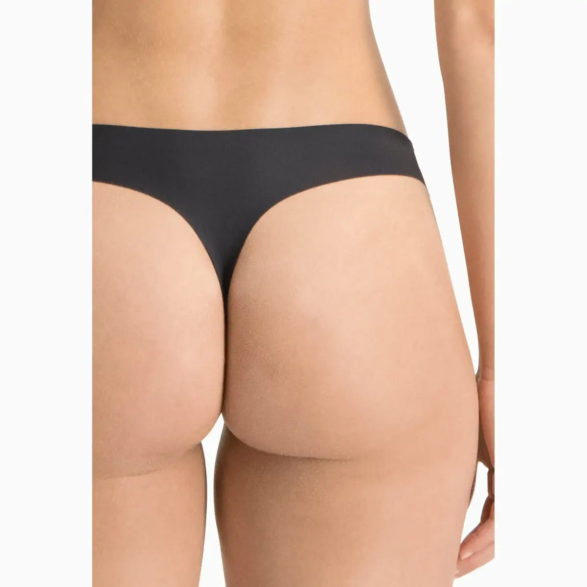 Puma PUMA WOMEN SEAMLESS STRING 2P PACK black Siyah Kadın 2'li Dikişsiz Tanga