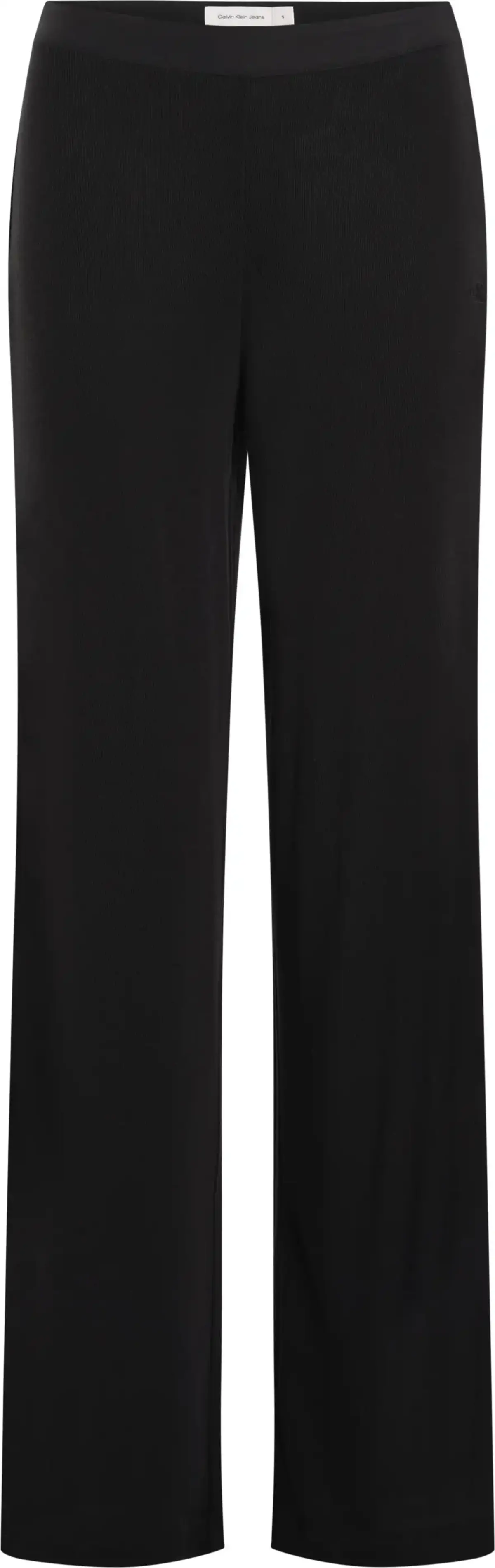 Calvin Klein SOFT TOUCH WIDE LEG, BEH Siyah Kadın Pantolon