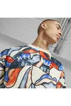 Puma Track Meet AOP Active Tee Desenli Erkek T-Shirt